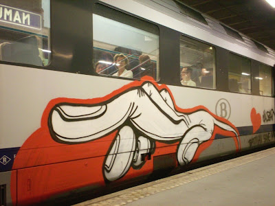 Hand graffiti art Calbar