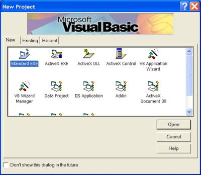visual basic application wizard visual basic application wizard