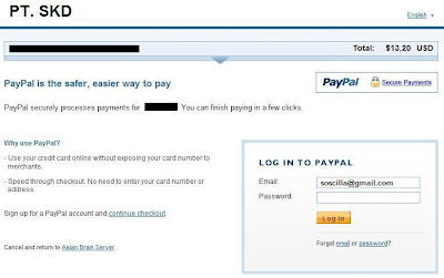 cara melakukan pembayaran menggunakan Paypal