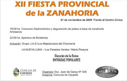Nueva fecha para la Fiesta Provincial de la Zanahoria