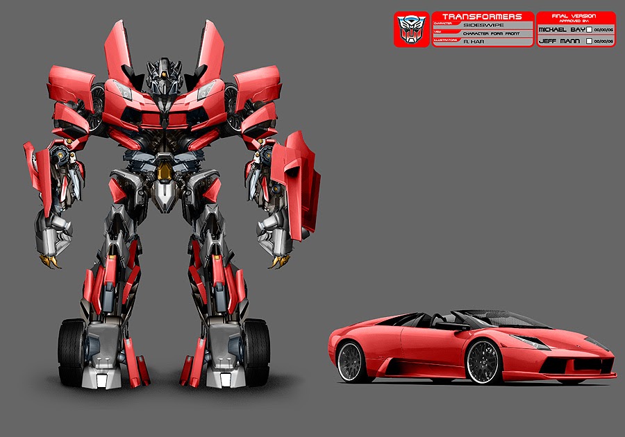 transformers revenge of the fallen sideswipe car