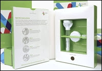 Le Saliva kit proposé par la société 23andme.