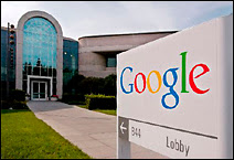 Quartier général de Google à Mountain View, en Californie.