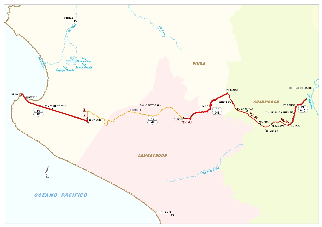 Por las Rutas del Perú: PE - 04 - Transversal