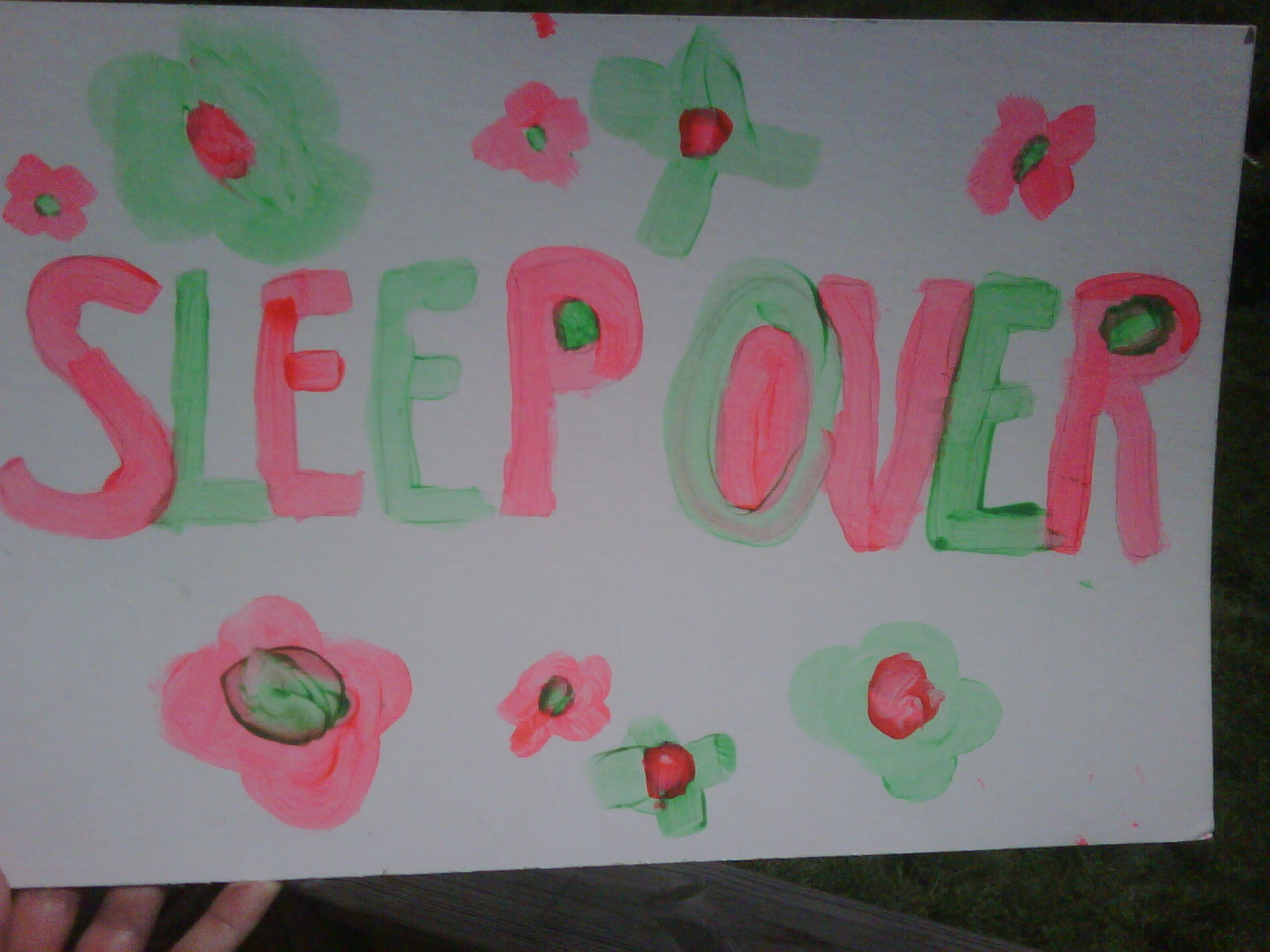 sleepover+sign (image)