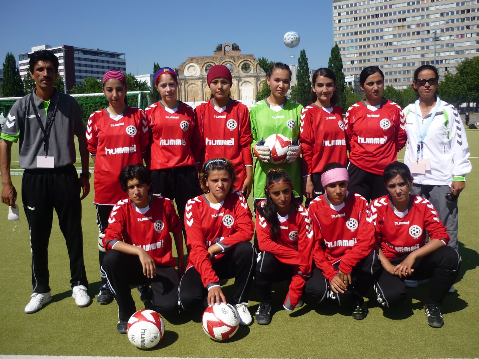 عکس لباس تیم ملی فوتبال زنان افغانستان