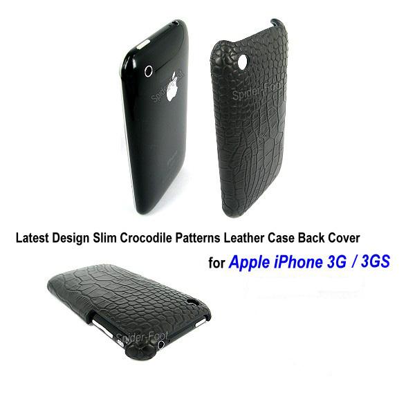 Iphone crocodile pattern leather case