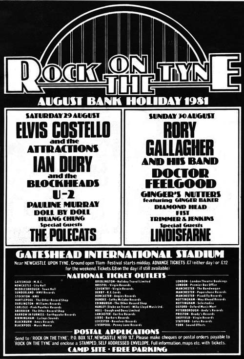 Rock on the Tyne 1981