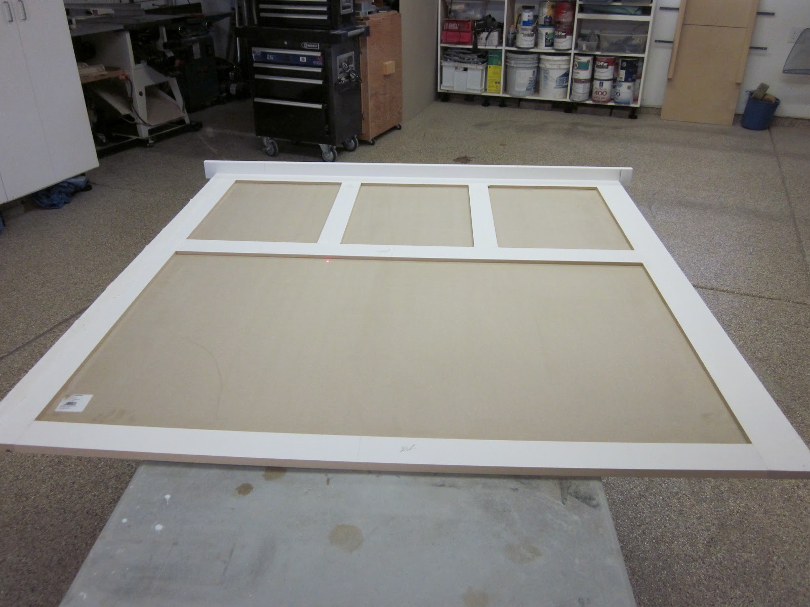 Our Adventures in Home Improvement: Simple Headboard