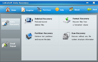 LeKuSoft Data Recovery 1.0.0.2 - software gratis, serial number, crack, key, terlengkap