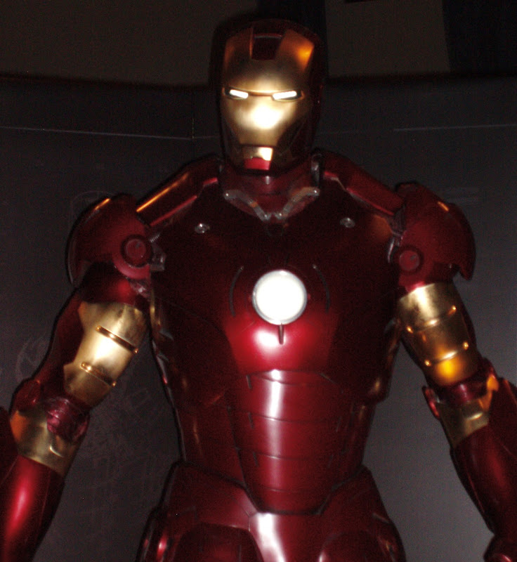 Actual Iron Man suit close-up