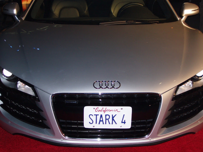 Tony Stark's Audi car from Iron Man film