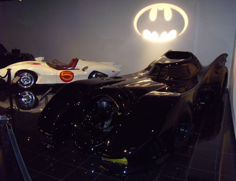 Speed Racer Mach 5 and Batmobile movie cars
