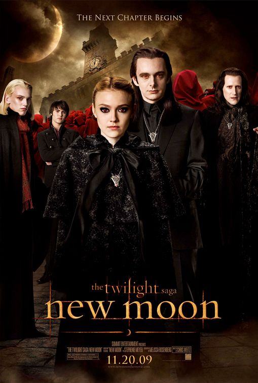 Twilight New Moon vampires movie poster