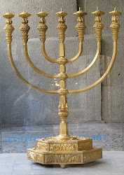 The Menorah of The Holy Temple
