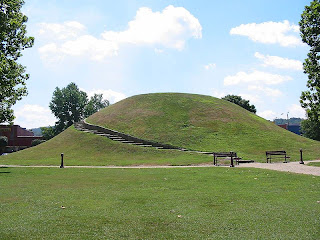 The Criel Mound in South Charleston, West Virginia, USA.