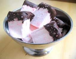 Dark Chocolate-dipped Strawberry Mallows