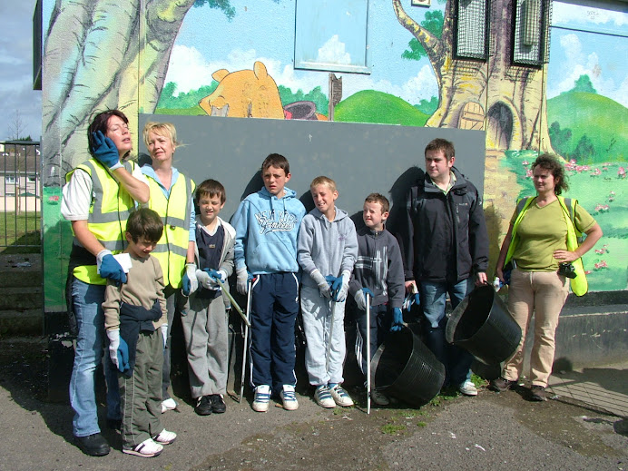 Glen Youth helps with Clean up!