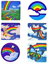 Rainbow Sticker Sheet by Freelance