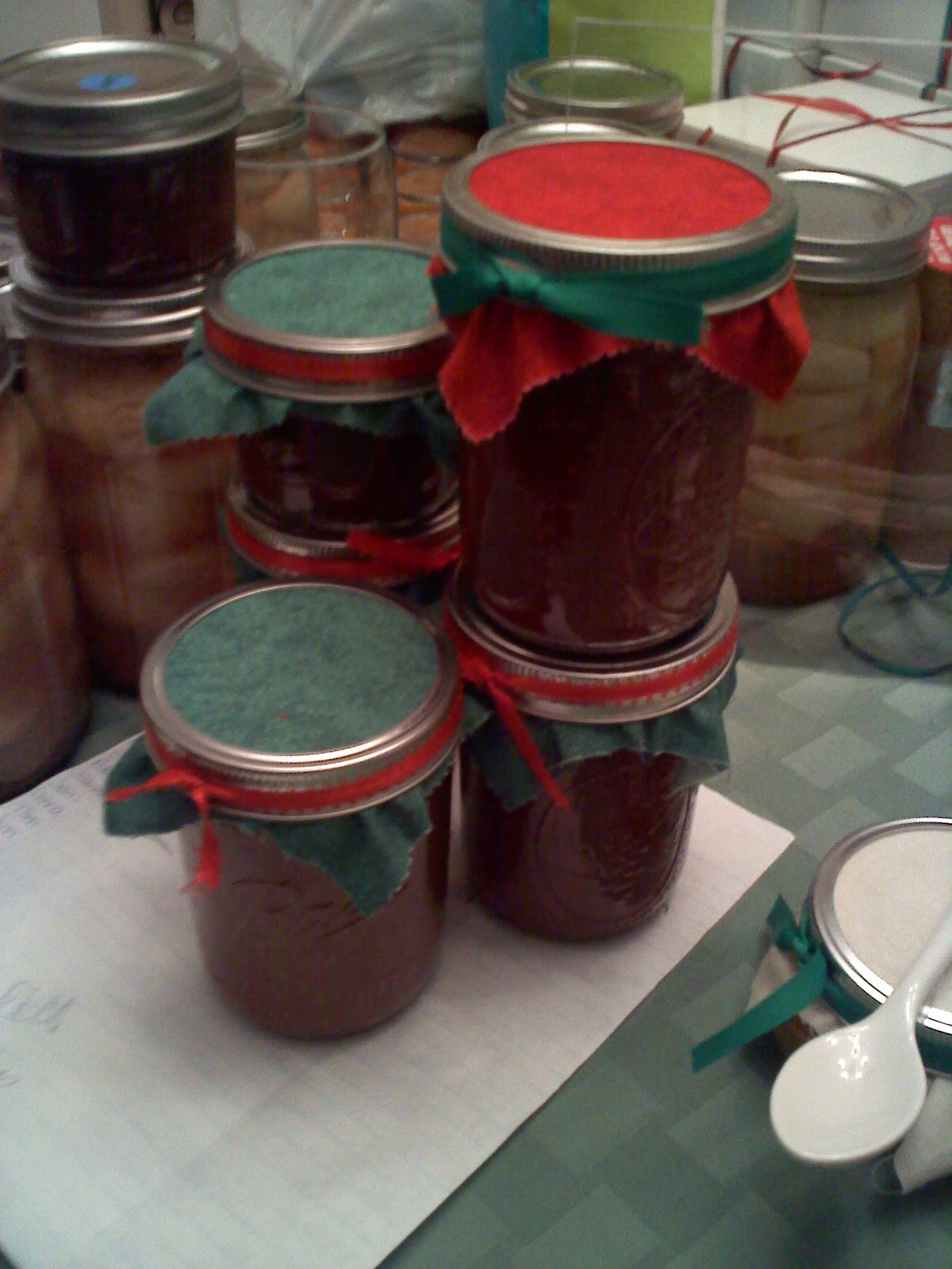 Homemade on Long Island Decorating Canning Jars