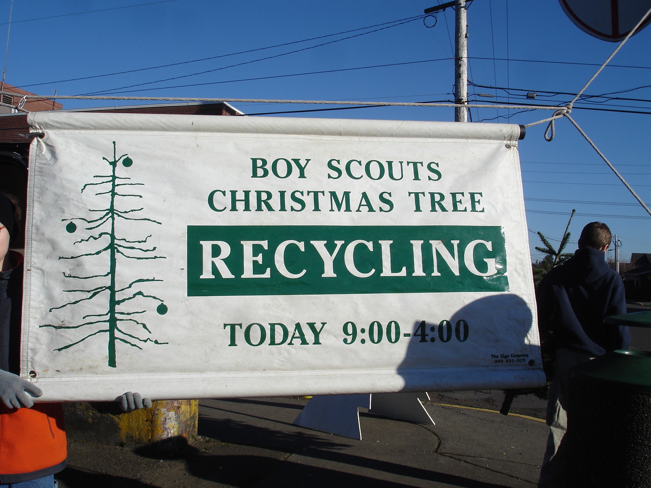 Montesano Troop 15 The Boy Scouts Christmas Tree Recycle