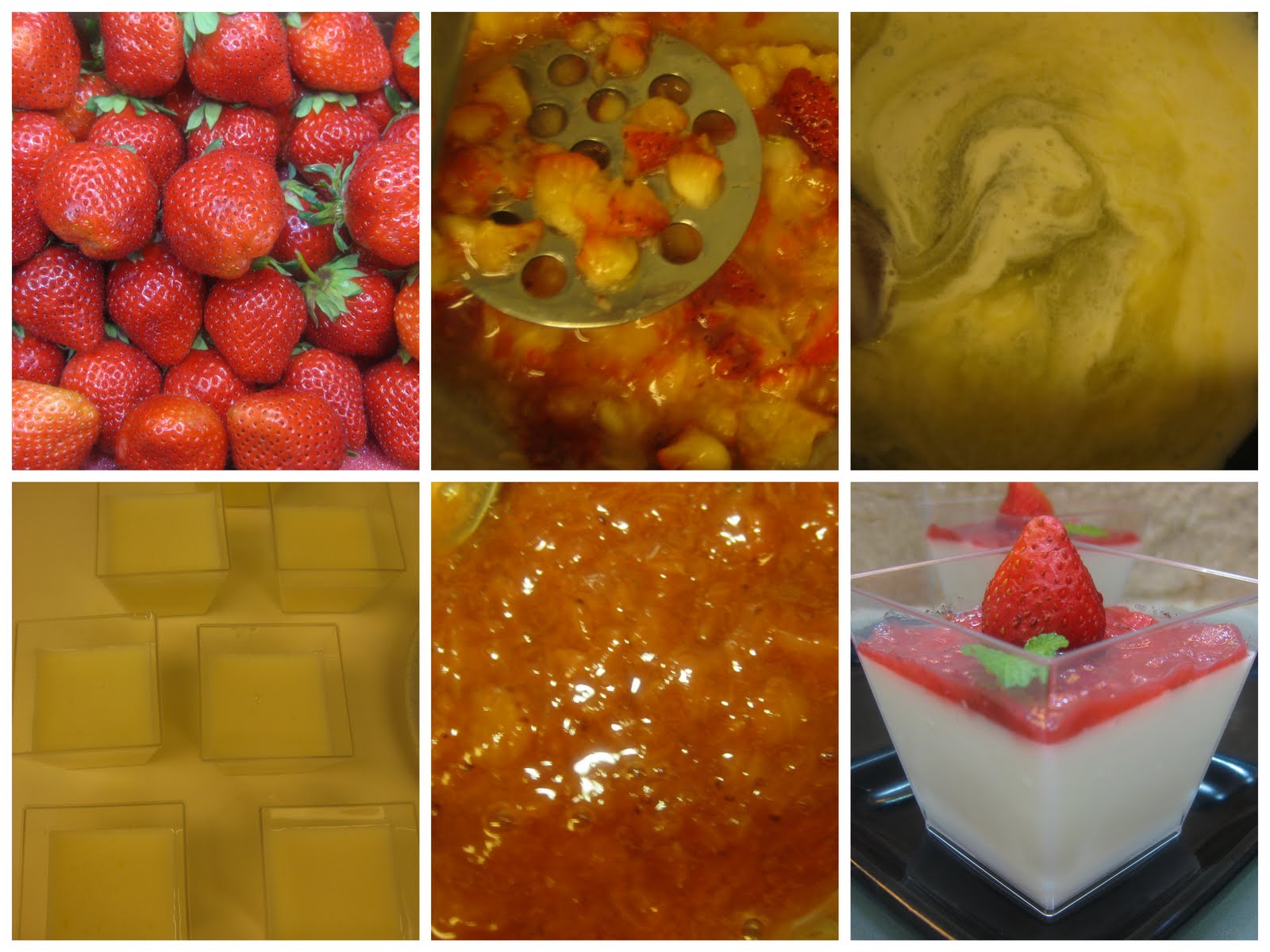 Panna cotta light con fresas - Mis recetas favoritas by Hilmar Panna cotta light con fresas - Mis recetas favoritas by Hilmar