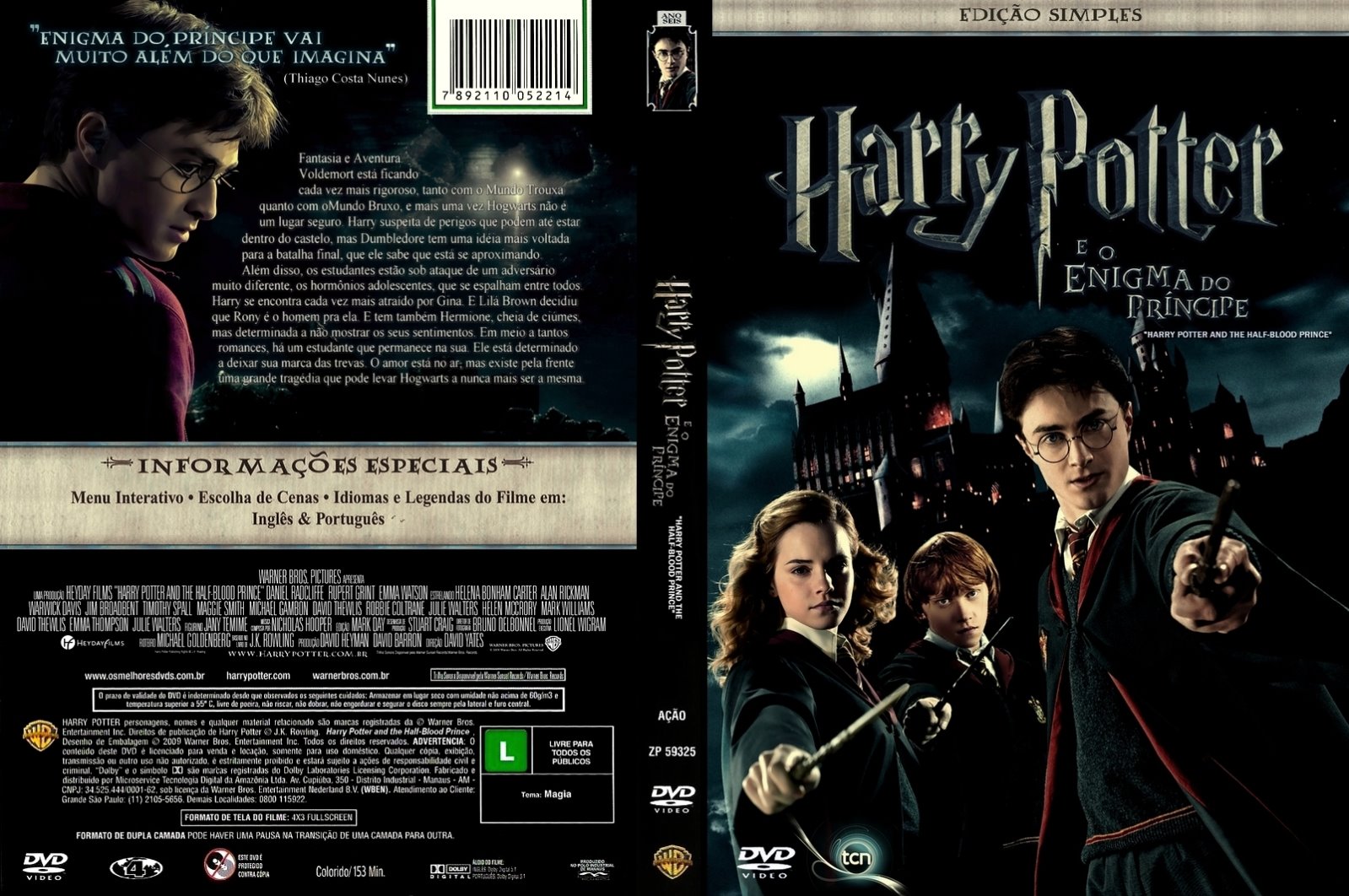 CAPAS GRÁTIS Harry Potter E O