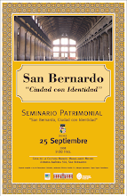 SEMINARIO PATRIMONIO CULTURAL: "San Bernardo, Ciudad con Identidad" - 25 Sept.-09:00 a 13:30 hrs.
