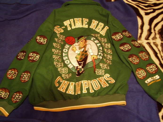 Celtics Champions coat