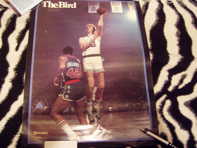 Larry Bird "The Bird" Converse poster