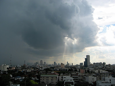 September rainfall in Bangkok