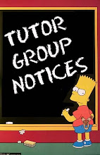 TUTOR GROUP NOTICES