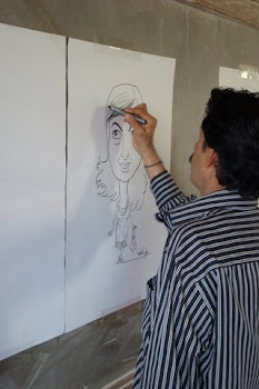 harini-caricaturing