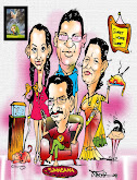 shanker rai and family caricature