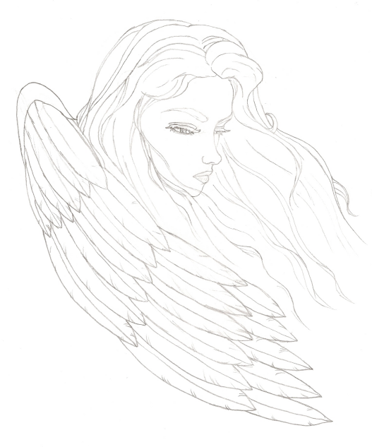 anime drawings of angels. I hope you like this angel