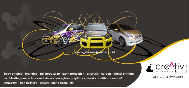 cutting stickers I digital printing I design