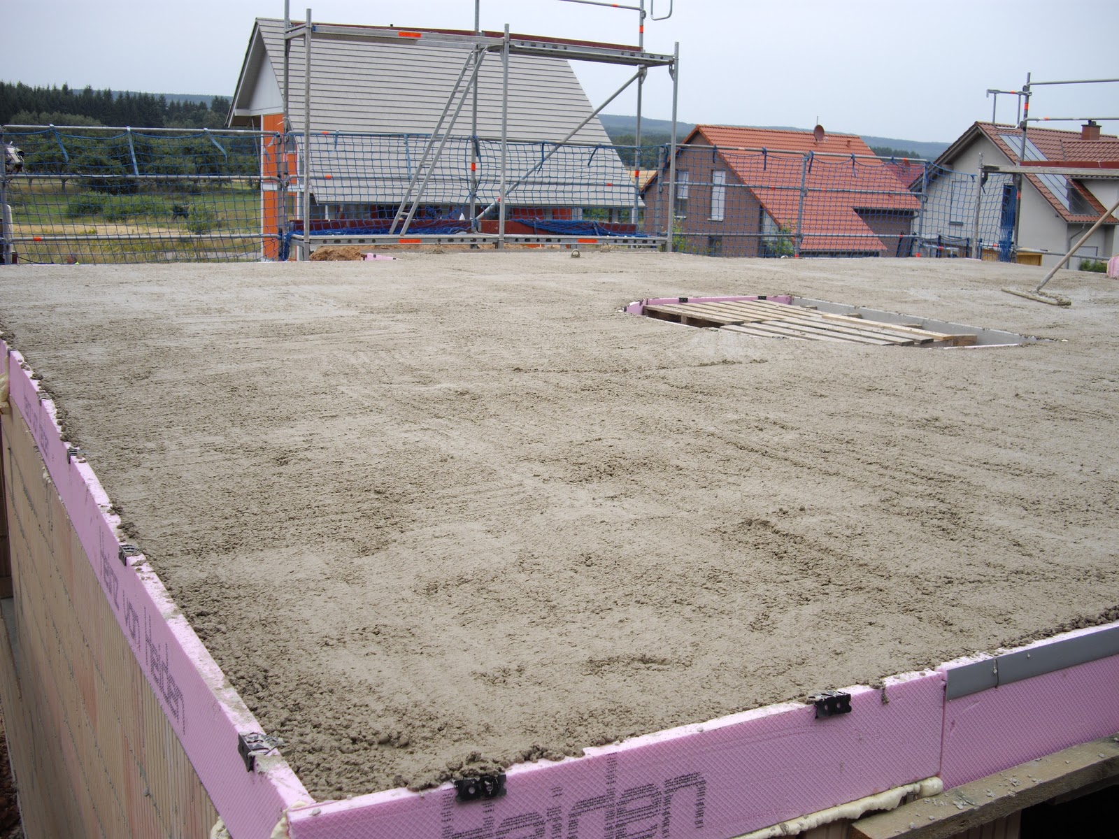 Bautagebuch - EcoStar3: Gießen der Betondecke