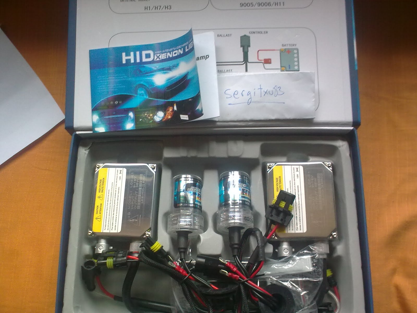 SPAIN ELECTRONICA ONLINE Kit Conversión XENON HID H1,H3,H4,H7 6000K