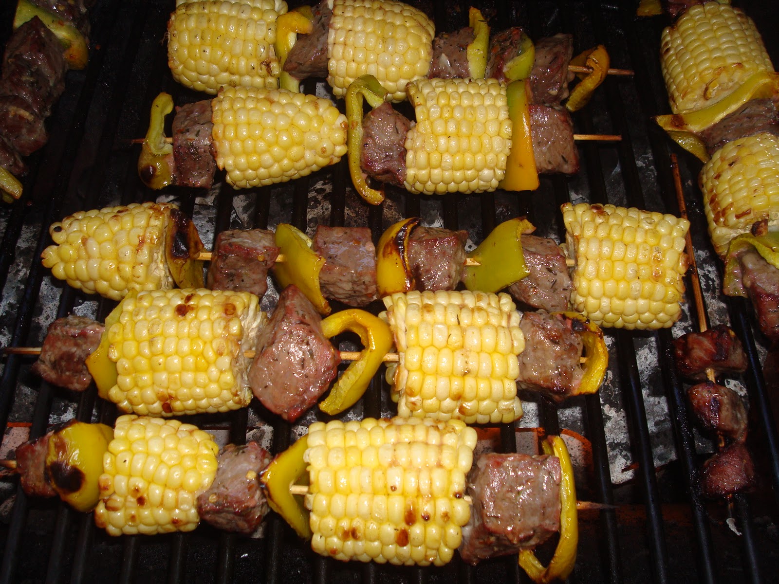 menu managed Beef and Corn Kabobs