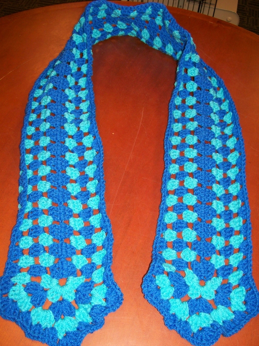 Rhea Sunshine Designs Scarves for Special Olympics