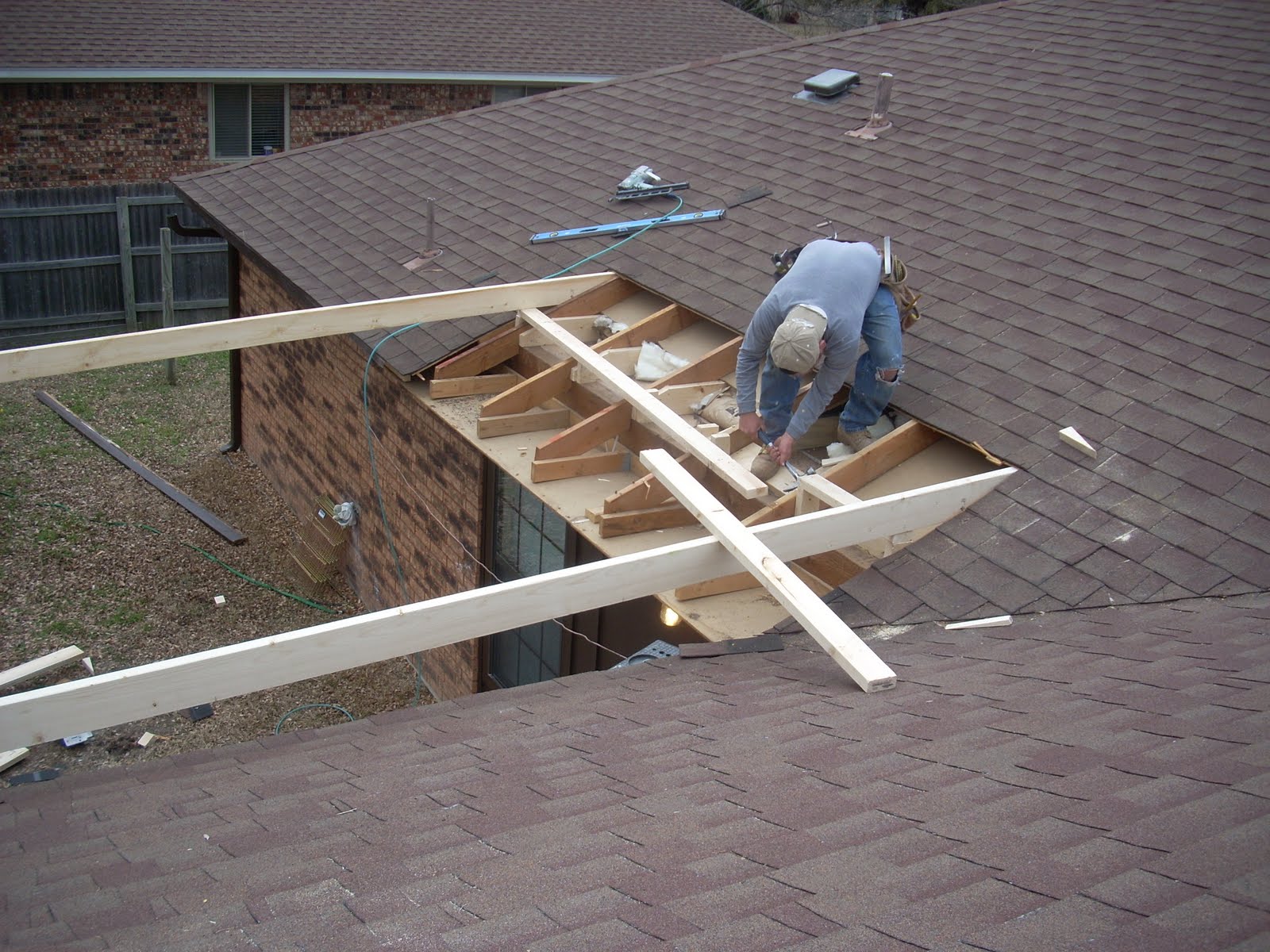 Rainy Day Restoration Roofing Repairs Patio Cover In Plano