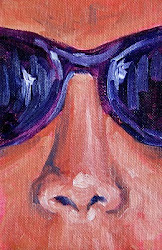 nose painting sunglasses noses september