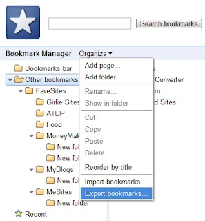 backup export bookmark