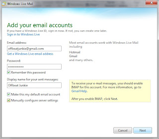 enter Gmail login details