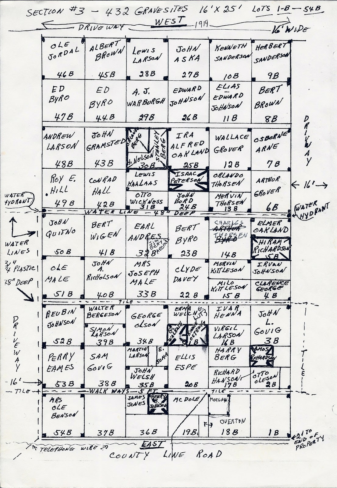 Union Cemetery maps