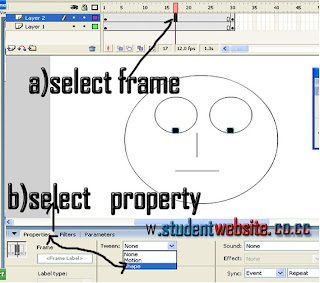 How to create eye moment using flash? How to create animation using flash? How to create layer?