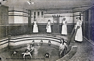 Rae Pickard, Royal Alexandra Hospital Rhyl Salt water bath