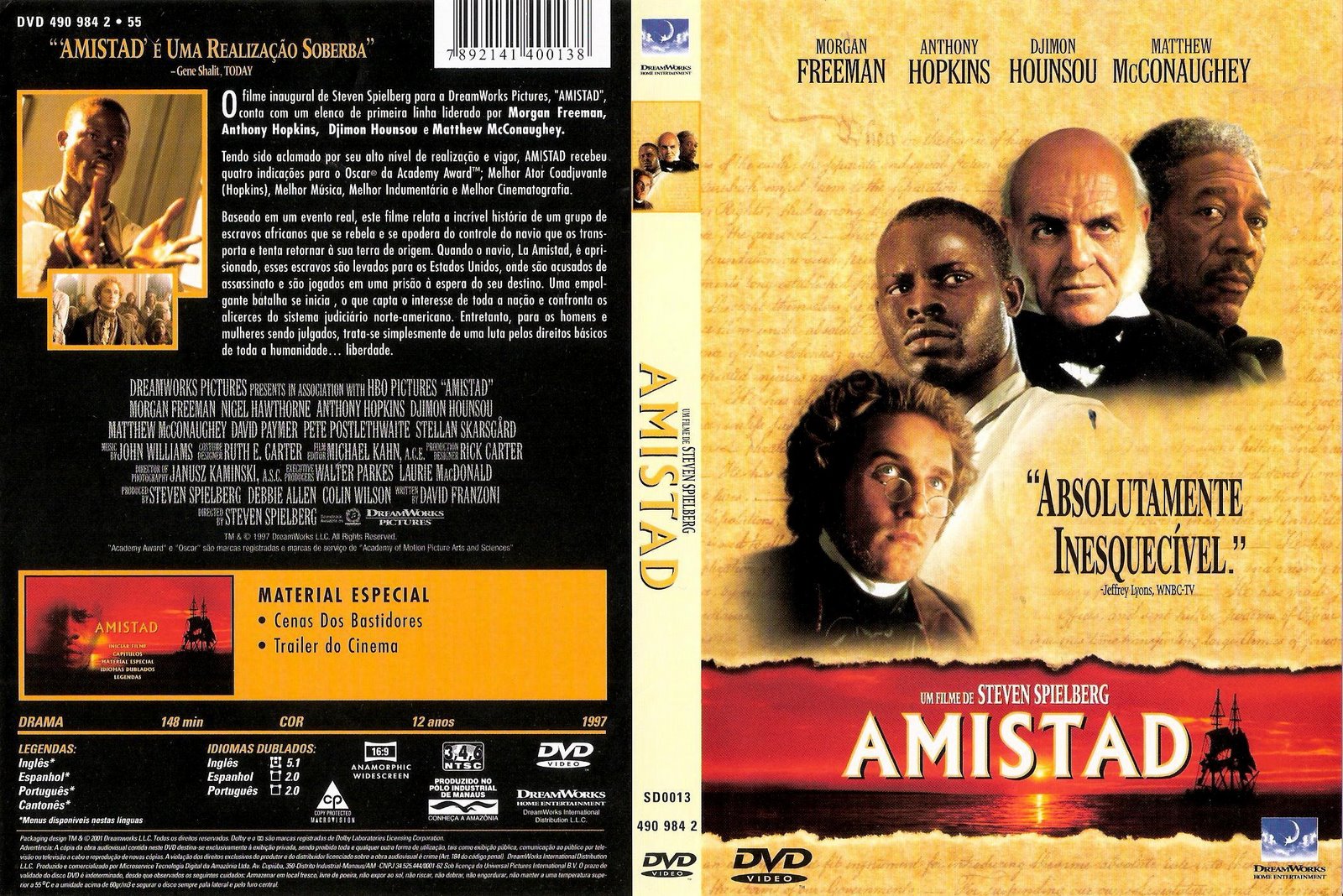 Capas Filmes Épicos Amistad
