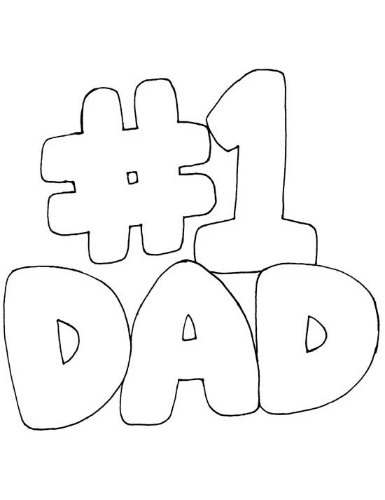 valentines day coloring pages for dad - photo #39