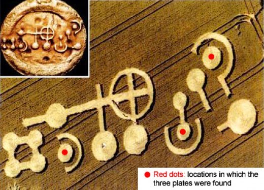 The Mysterious Metal Plates Found Under The Grasdorf Crop Circle Artifact+3